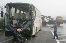 沪昆高速16车连环相撞 导致4死40伤