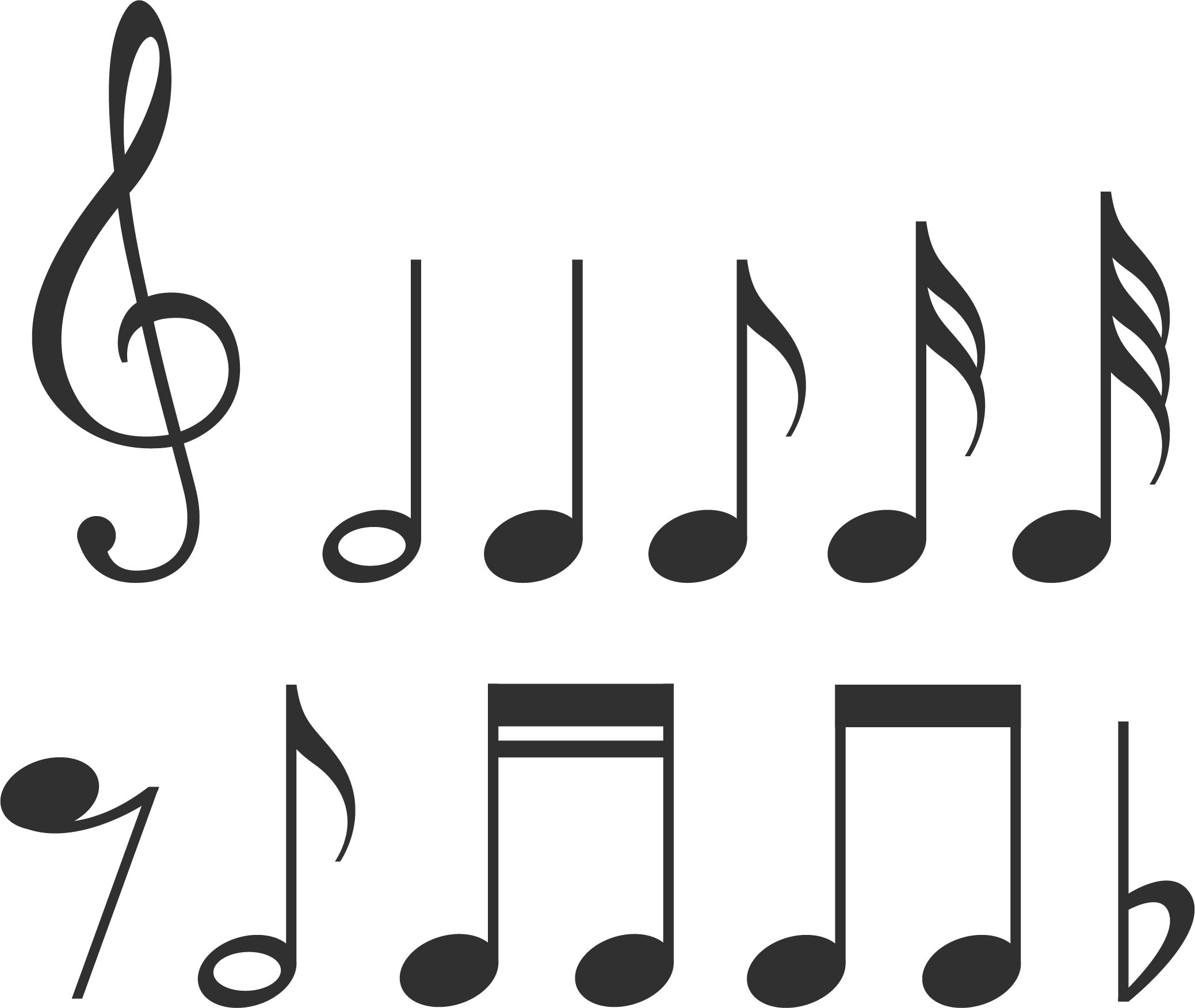 音乐符号单个图片